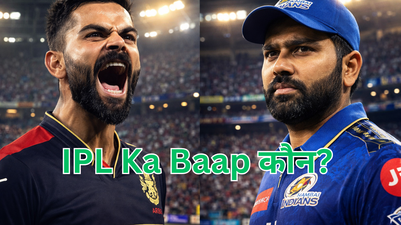 ipl ka baap kaun virat kohli rohit sharma comparison
